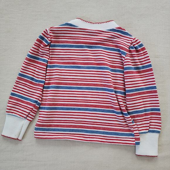 Vintage Striped Long Sleeve Top 12 months - Picture 7 of 7